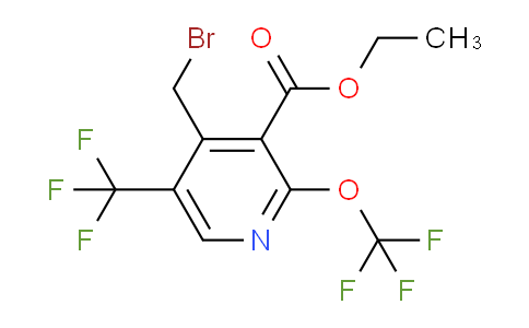 AM145964 | 1806170-14-8 | Ethyl 4-(bromomethyl)-2-(trifluoromethoxy)-5-(trifluoromethyl)pyridine-3-carboxylate