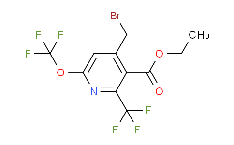 AM145965 | 1805295-75-3 | Ethyl 4-(bromomethyl)-6-(trifluoromethoxy)-2-(trifluoromethyl)pyridine-3-carboxylate