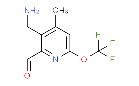 3-(Aminomethyl)-4-methyl-6-(trifluoromethoxy)pyridine-2-carboxaldehyde