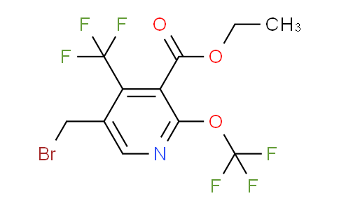 Ethyl 5-(bromomethyl)-2-(trifluoromethoxy)-4-(trifluoromethyl)pyridine-3-carboxylate