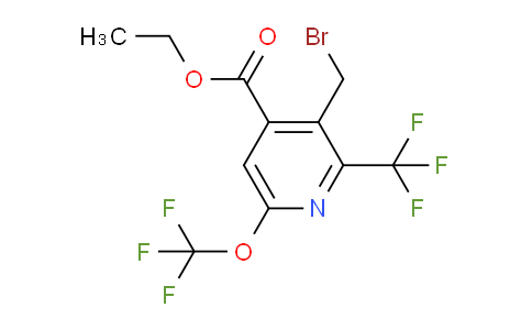 AM145971 | 1804865-48-2 | Ethyl 3-(bromomethyl)-6-(trifluoromethoxy)-2-(trifluoromethyl)pyridine-4-carboxylate