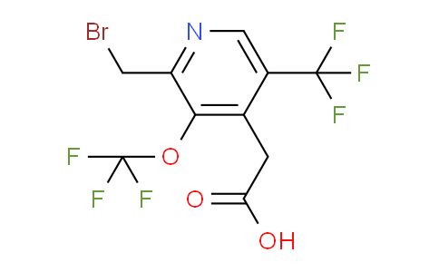 2-(Bromomethyl)-3-(trifluoromethoxy)-5-(trifluoromethyl)pyridine-4-acetic acid