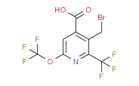 AM145993 | 1806774-85-5 | 3-(Bromomethyl)-6-(trifluoromethoxy)-2-(trifluoromethyl)pyridine-4-carboxylic acid