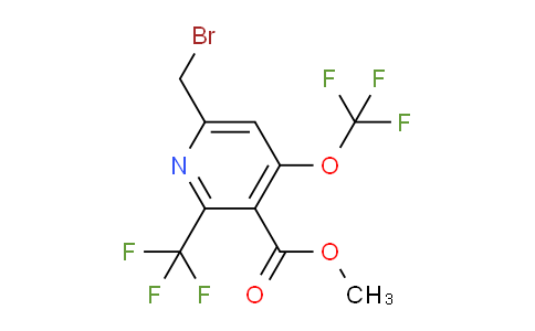 AM146001 | 1806185-50-1 | Methyl 6-(bromomethyl)-4-(trifluoromethoxy)-2-(trifluoromethyl)pyridine-3-carboxylate