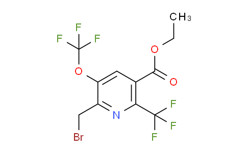 AM146045 | 1805015-95-5 | Ethyl 2-(bromomethyl)-3-(trifluoromethoxy)-6-(trifluoromethyl)pyridine-5-carboxylate