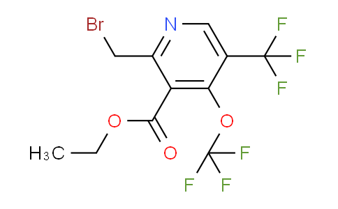 AM146050 | 1804864-86-5 | Ethyl 2-(bromomethyl)-4-(trifluoromethoxy)-5-(trifluoromethyl)pyridine-3-carboxylate