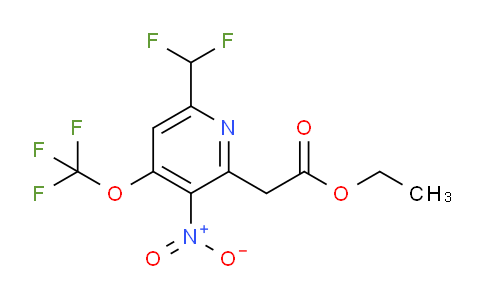 AM146056 | 1806774-98-0 | Ethyl 6-(difluoromethyl)-3-nitro-4-(trifluoromethoxy)pyridine-2-acetate