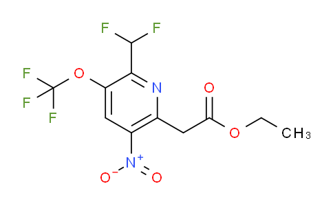 AM146058 | 1804709-56-5 | Ethyl 2-(difluoromethyl)-5-nitro-3-(trifluoromethoxy)pyridine-6-acetate