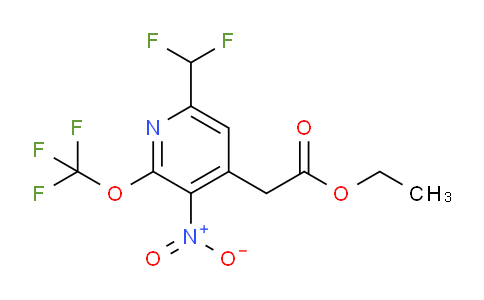 AM146061 | 1806780-55-1 | Ethyl 6-(difluoromethyl)-3-nitro-2-(trifluoromethoxy)pyridine-4-acetate