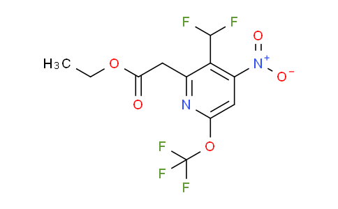 AM146074 | 1805090-68-9 | Ethyl 3-(difluoromethyl)-4-nitro-6-(trifluoromethoxy)pyridine-2-acetate