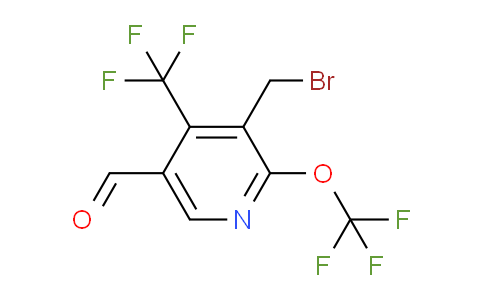 AM146083 | 1804671-61-1 | 3-(Bromomethyl)-2-(trifluoromethoxy)-4-(trifluoromethyl)pyridine-5-carboxaldehyde