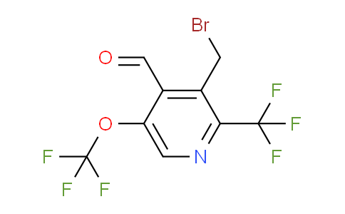 AM146088 | 1805296-12-1 | 3-(Bromomethyl)-5-(trifluoromethoxy)-2-(trifluoromethyl)pyridine-4-carboxaldehyde