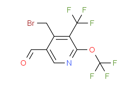 AM146092 | 1805289-56-8 | 4-(Bromomethyl)-2-(trifluoromethoxy)-3-(trifluoromethyl)pyridine-5-carboxaldehyde