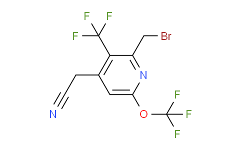AM146099 | 1806773-18-1 | 2-(Bromomethyl)-6-(trifluoromethoxy)-3-(trifluoromethyl)pyridine-4-acetonitrile