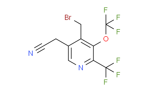 AM146112 | 1805923-23-2 | 4-(Bromomethyl)-3-(trifluoromethoxy)-2-(trifluoromethyl)pyridine-5-acetonitrile