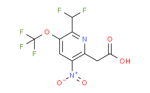 AM146113 | 1805293-75-7 | 2-(Difluoromethyl)-5-nitro-3-(trifluoromethoxy)pyridine-6-acetic acid