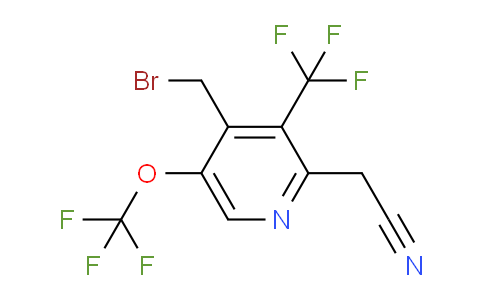 AM146114 | 1806773-54-5 | 4-(Bromomethyl)-5-(trifluoromethoxy)-3-(trifluoromethyl)pyridine-2-acetonitrile