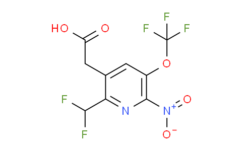 AM146121 | 1805160-37-5 | 2-(Difluoromethyl)-6-nitro-5-(trifluoromethoxy)pyridine-3-acetic acid