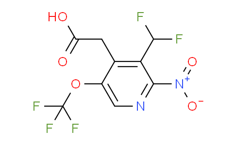 AM146122 | 1805158-33-1 | 3-(Difluoromethyl)-2-nitro-5-(trifluoromethoxy)pyridine-4-acetic acid