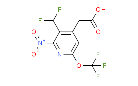 AM146123 | 1805086-85-4 | 3-(Difluoromethyl)-2-nitro-6-(trifluoromethoxy)pyridine-4-acetic acid