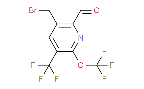AM146130 | 1805289-97-7 | 5-(Bromomethyl)-2-(trifluoromethoxy)-3-(trifluoromethyl)pyridine-6-carboxaldehyde