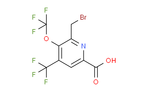 AM146137 | 1805290-14-5 | 2-(Bromomethyl)-3-(trifluoromethoxy)-4-(trifluoromethyl)pyridine-6-carboxylic acid