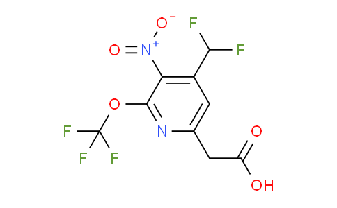AM146142 | 1805218-21-6 | 4-(Difluoromethyl)-3-nitro-2-(trifluoromethoxy)pyridine-6-acetic acid