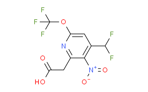 AM146144 | 1806765-77-4 | 4-(Difluoromethyl)-3-nitro-6-(trifluoromethoxy)pyridine-2-acetic acid