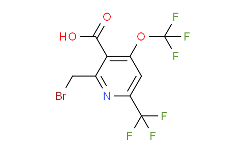 AM146147 | 1806170-01-3 | 2-(Bromomethyl)-4-(trifluoromethoxy)-6-(trifluoromethyl)pyridine-3-carboxylic acid