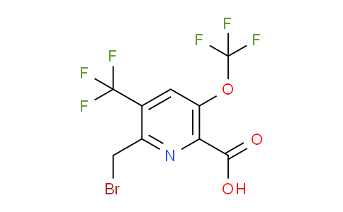 AM146149 | 1804690-22-9 | 2-(Bromomethyl)-5-(trifluoromethoxy)-3-(trifluoromethyl)pyridine-6-carboxylic acid