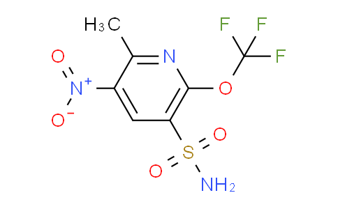 2-Methyl-3-nitro-6-(trifluoromethoxy)pyridine-5-sulfonamide