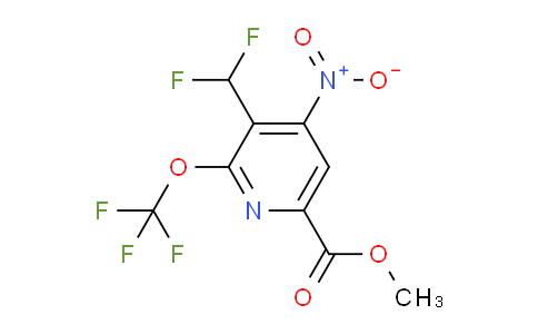 AM146172 | 1805299-38-0 | Methyl 3-(difluoromethyl)-4-nitro-2-(trifluoromethoxy)pyridine-6-carboxylate