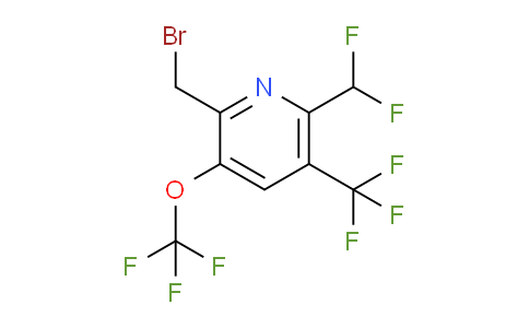 2-(Bromomethyl)-6-(difluoromethyl)-3-(trifluoromethoxy)-5-(trifluoromethyl)pyridine