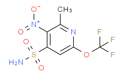 2-Methyl-3-nitro-6-(trifluoromethoxy)pyridine-4-sulfonamide