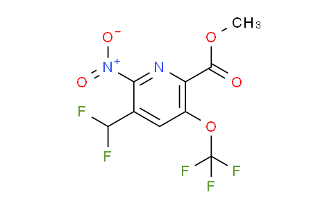 AM146198 | 1806772-52-0 | Methyl 3-(difluoromethyl)-2-nitro-5-(trifluoromethoxy)pyridine-6-carboxylate