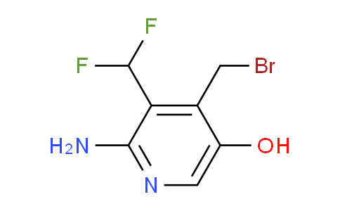 2-Amino-4-(bromomethyl)-3-(difluoromethyl)-5-hydroxypyridine