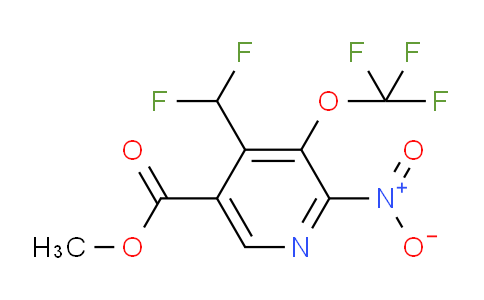 Methyl 4-(difluoromethyl)-2-nitro-3-(trifluoromethoxy)pyridine-5-carboxylate