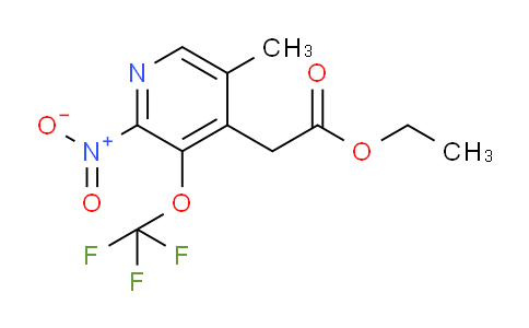 Ethyl 5-methyl-2-nitro-3-(trifluoromethoxy)pyridine-4-acetate