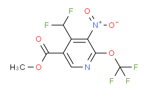Methyl 4-(difluoromethyl)-3-nitro-2-(trifluoromethoxy)pyridine-5-carboxylate