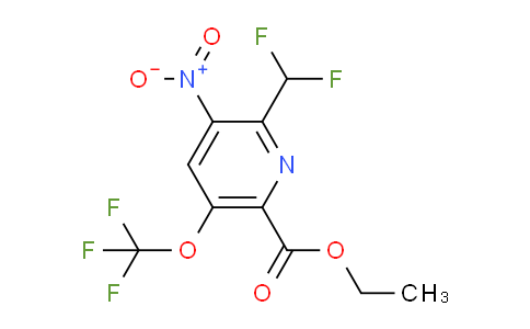 AM146216 | 1805158-53-5 | Ethyl 2-(difluoromethyl)-3-nitro-5-(trifluoromethoxy)pyridine-6-carboxylate