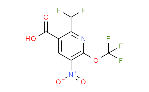 2-(Difluoromethyl)-5-nitro-6-(trifluoromethoxy)pyridine-3-carboxylic acid