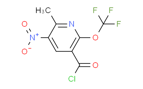 2-Methyl-3-nitro-6-(trifluoromethoxy)pyridine-5-carbonyl chloride
