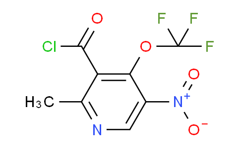 2-Methyl-5-nitro-4-(trifluoromethoxy)pyridine-3-carbonyl chloride