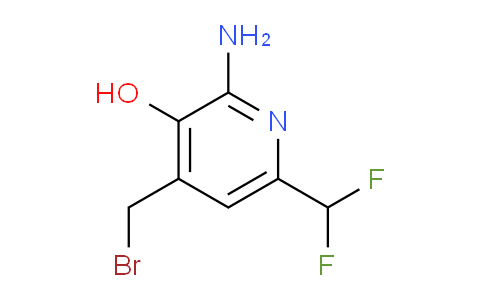 2-Amino-4-(bromomethyl)-6-(difluoromethyl)-3-hydroxypyridine