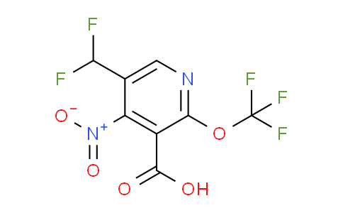 5-(Difluoromethyl)-4-nitro-2-(trifluoromethoxy)pyridine-3-carboxylic acid