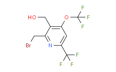 2-(Bromomethyl)-4-(trifluoromethoxy)-6-(trifluoromethyl)pyridine-3-methanol