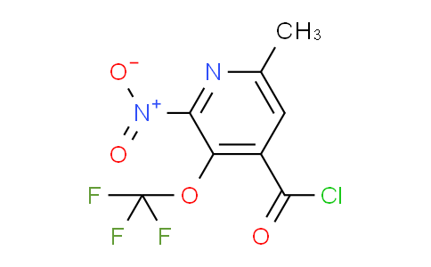 6-Methyl-2-nitro-3-(trifluoromethoxy)pyridine-4-carbonyl chloride