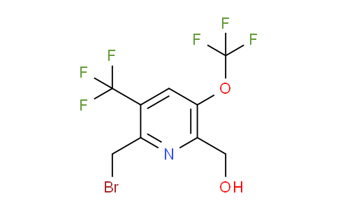 2-(Bromomethyl)-5-(trifluoromethoxy)-3-(trifluoromethyl)pyridine-6-methanol