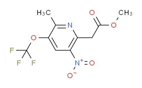 Methyl 2-methyl-5-nitro-3-(trifluoromethoxy)pyridine-6-acetate