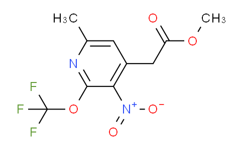 Methyl 6-methyl-3-nitro-2-(trifluoromethoxy)pyridine-4-acetate